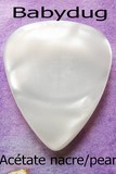 Babydug 2.5 Dugain  Acetate pick pearl