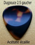 Dugpouce  2.5 Dugain Left-handed Acetate tortoise pick