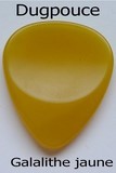 Dugpouce Dugain Galalith pick yellow