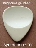 Dugpouce Dugain  Left-handed Synthetic "R" 3 pick