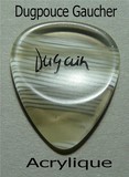 Dugpouce 4 Dugain Left-handed acrylic yellow pick