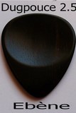 Dugpouce 2.5 Dugain Wooden pick ebony