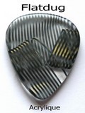 Flatdug 4 Dugain Acrylic pick black