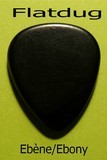 Flatdug 4 Dugain Wooden pick Ebony