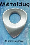 Pierced aluminium pick