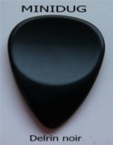  Minidug Dugain Delrin pick black