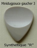 Minidugpouce 3 Dugain Left-handed Synthetic "R" pick